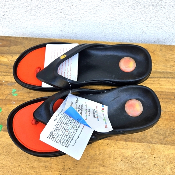 Hawaiian Jellys Ultra Comfort Kilauea Volcano Unisex  Sandals Men's 10 - Picture 8 of 15